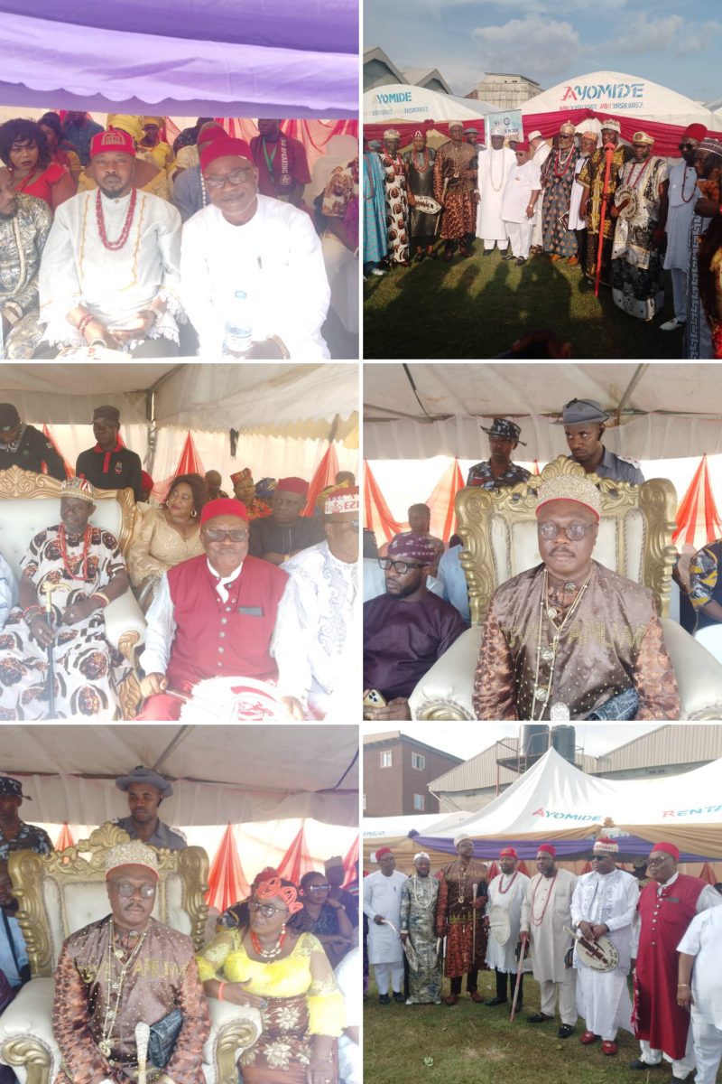 Igbo Leaders Eze Sunday Ojukwu Ofala Cultural Fiesta